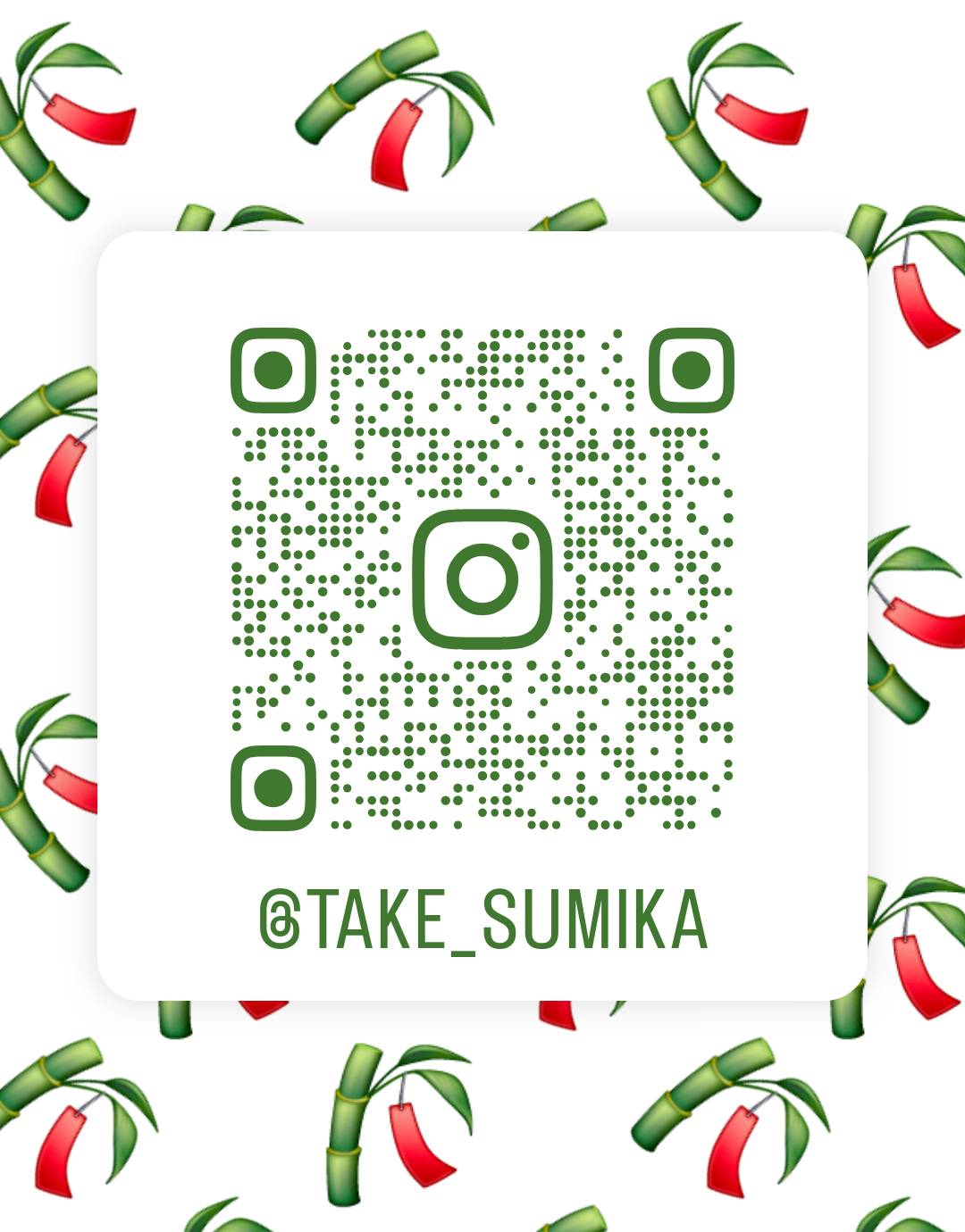 竹のSUMiKA Instagram QR